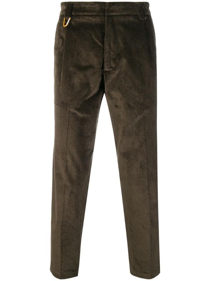Low Brand Cropped Corduroy Trousers - Green