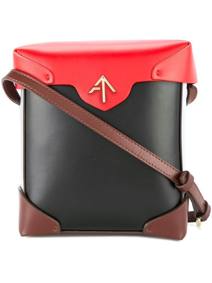 Manu Atelier Pristine Mini Box Bag - Black
