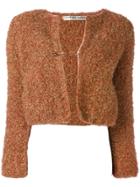 Comme Des Garçons Vintage Lurex Shrug Jacket - White