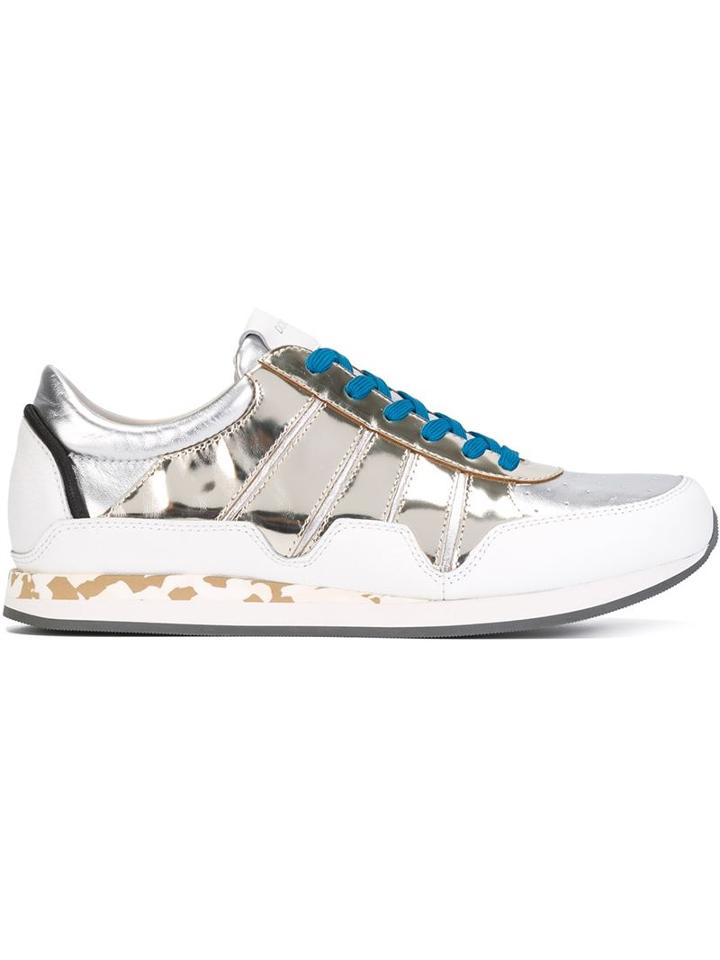 Dolce & Gabbana Metallic Low Top Sneakers
