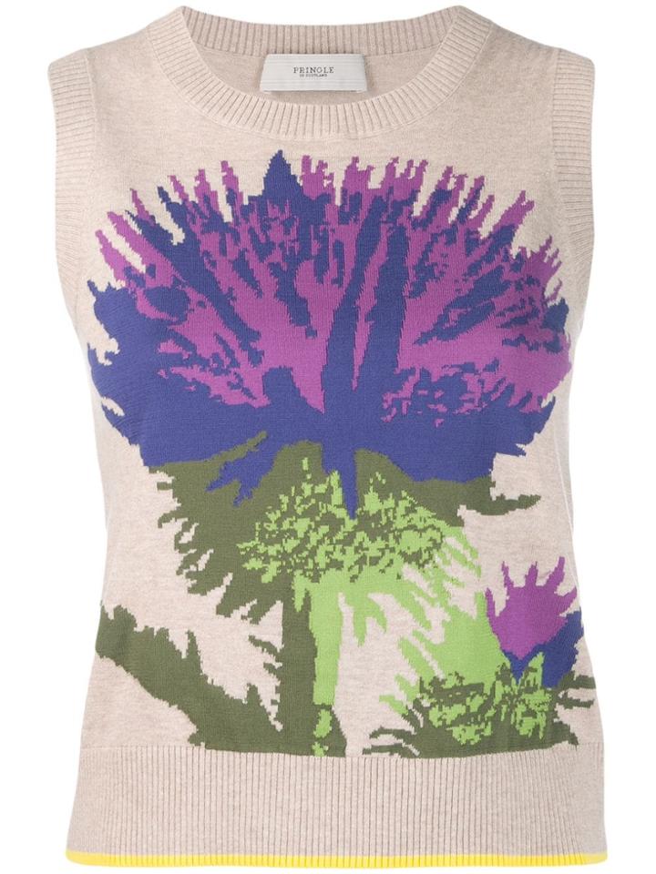 Pringle Of Scotland Thistle Tank Top - Neutrals