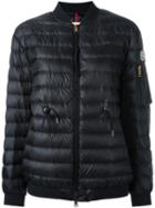 Moncler Laced-detail Padded Jacket, Women's, Size: 2, Black, Polyamide/goose Down