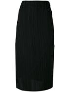 Jil Sander - 'caucciu' Skirt - Women - Polyester - 40, Women's, Black, Polyester
