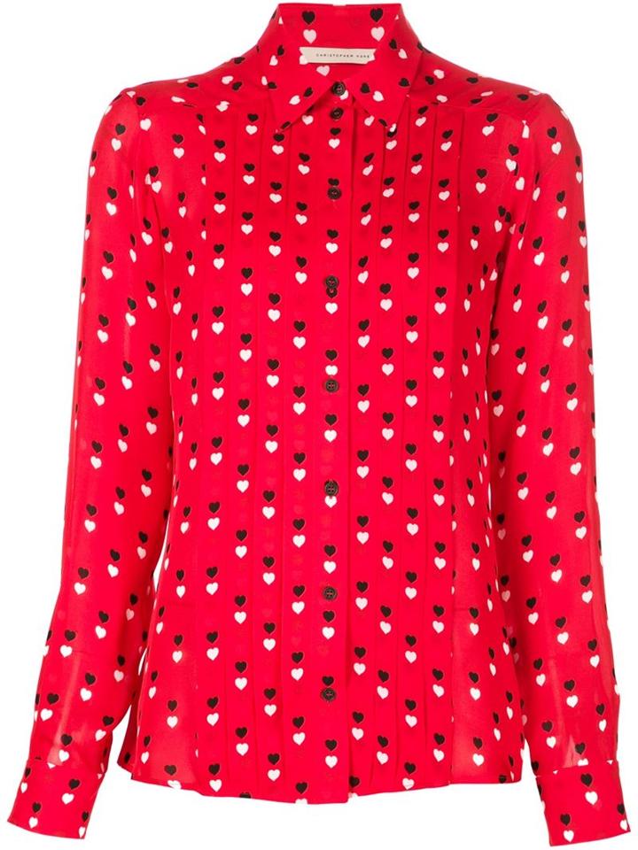 Christopher Kane Heart Print Shirt