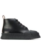 Jil Sander Jil Sander Ji31524a8092 Black Leather/fur/exotic