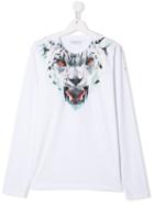 Marcelo Burlon County Of Milan Kids Leopard Print Sweatshirt - White