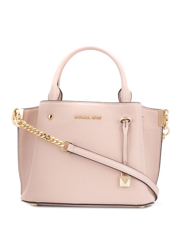 Michael Michael Kors Arielle S Logo Tote Bag - Pink