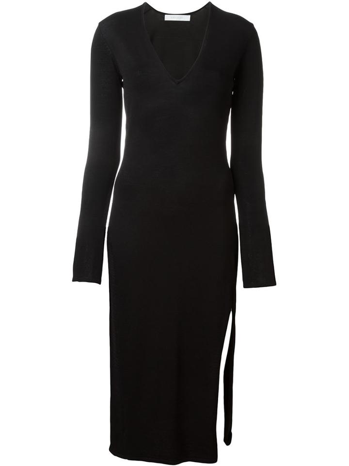 Dion Lee V Neck Slit Midi Dress