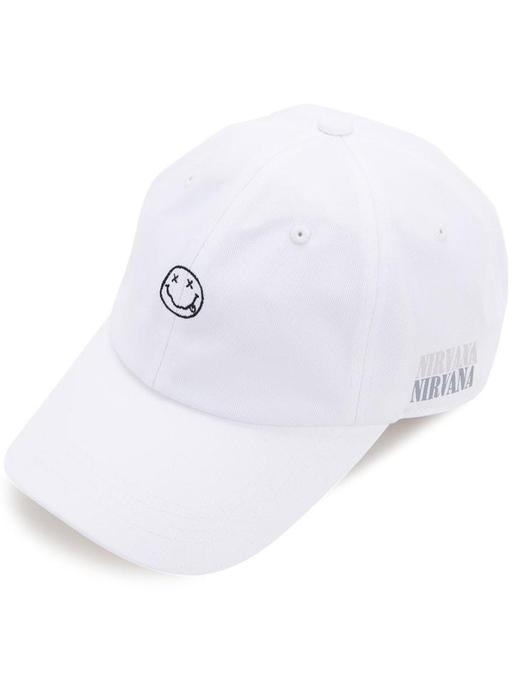 Halfman - Nirvana Cap - Men - Cotton - One Size, White, Cotton