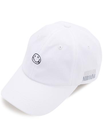 Halfman - Nirvana Cap - Men - Cotton - One Size, White, Cotton