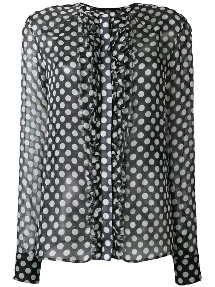 Haider Ackermann Ruffle Front Blouse - Black
