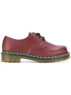 Dr. Martens Ridged Sole Brogues - Red