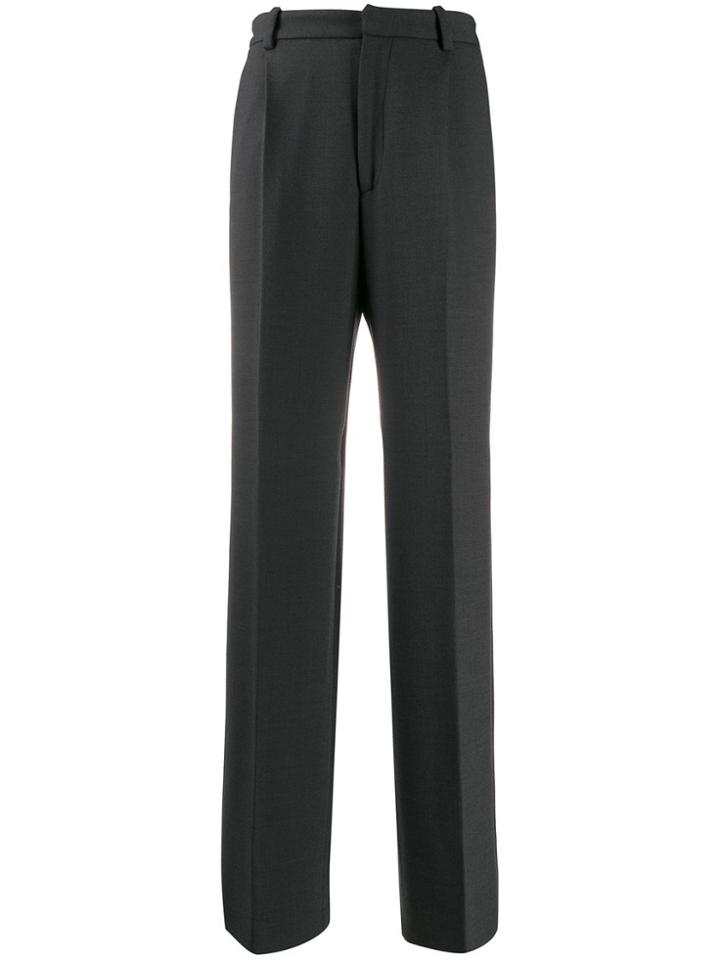 Plan C Wide Leg Trousers - Grey