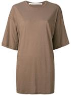 Isabel Benenato Thumbhole Slim-fit T-shirt, Women's, Size: 40, Green, Cotton