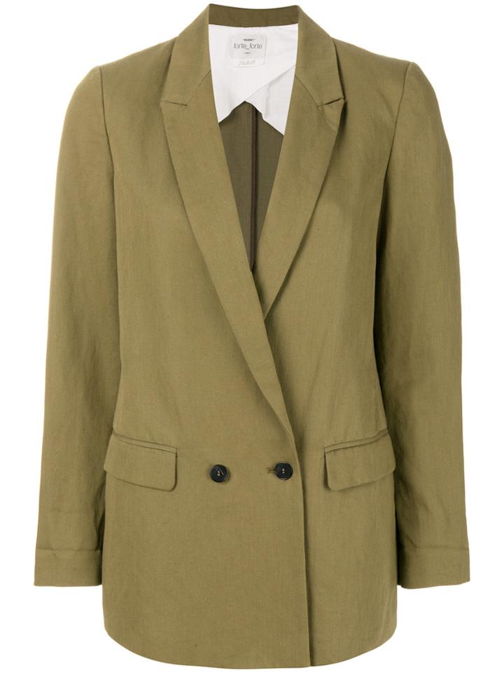 Forte Forte Double Breasted Jacket - Green