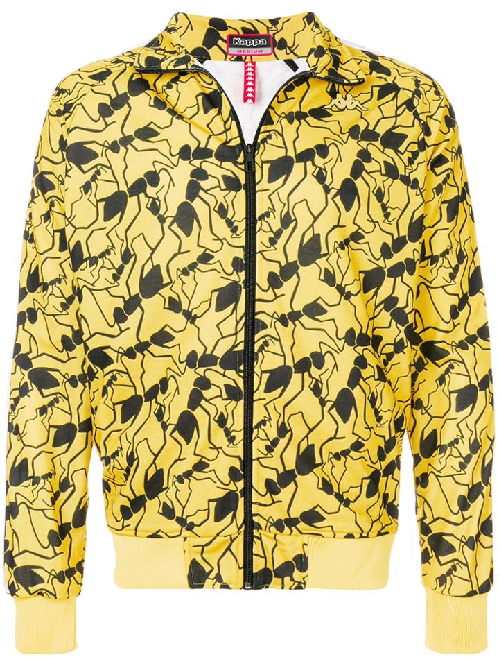 Kappa Printed Zip Jacket - Yellow & Orange