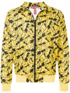 Kappa Printed Zip Jacket - Yellow & Orange