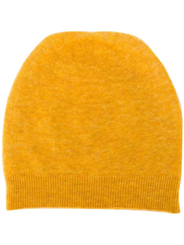 Roberto Collina Knitted Hat - Yellow