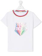 Little Marc Jacobs Sequinned T-shirt - White