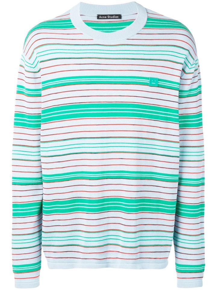 Acne Studios Striped Sweater - Green