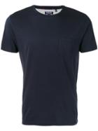 Woolrich Plain T-shirt, Men's, Size: Medium, Blue, Cotton/modal