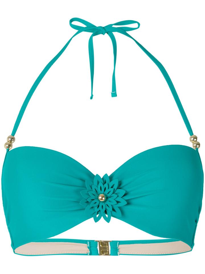 Marlies Dekkers La Flor Balcony Bikini Top - Green