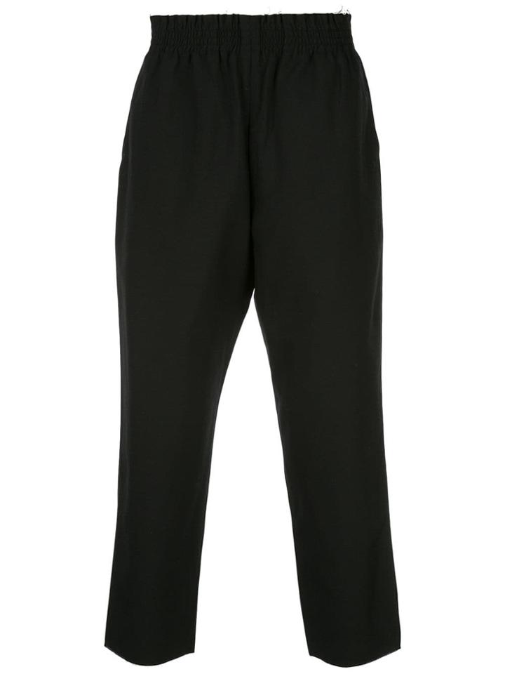 Camiel Fortgens Elasticated Waist Trousers - Black