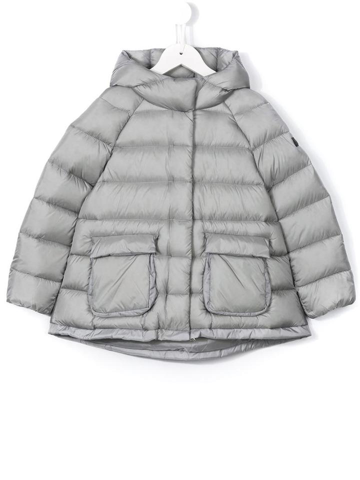 Il Gufo Padded Coat, Toddler Girl's, Size: 5 Yrs, Grey