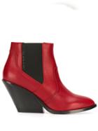 Diesel Ankle Boots - Red