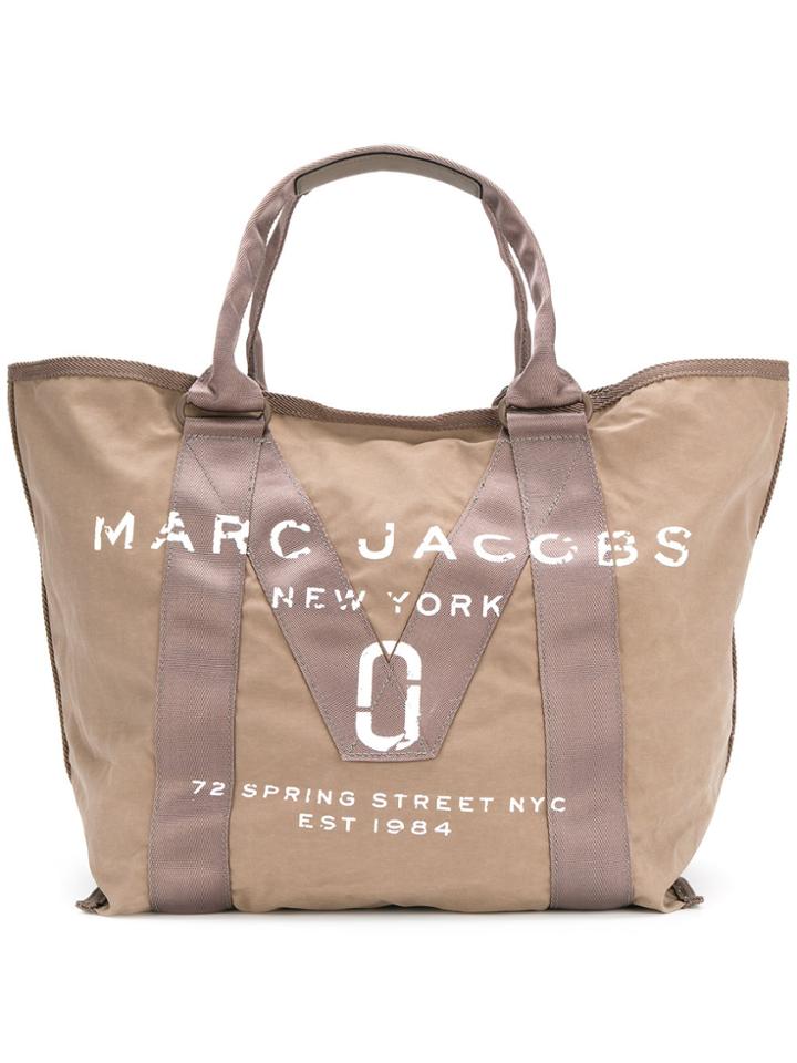 Marc Jacobs Logo Tote - Nude & Neutrals