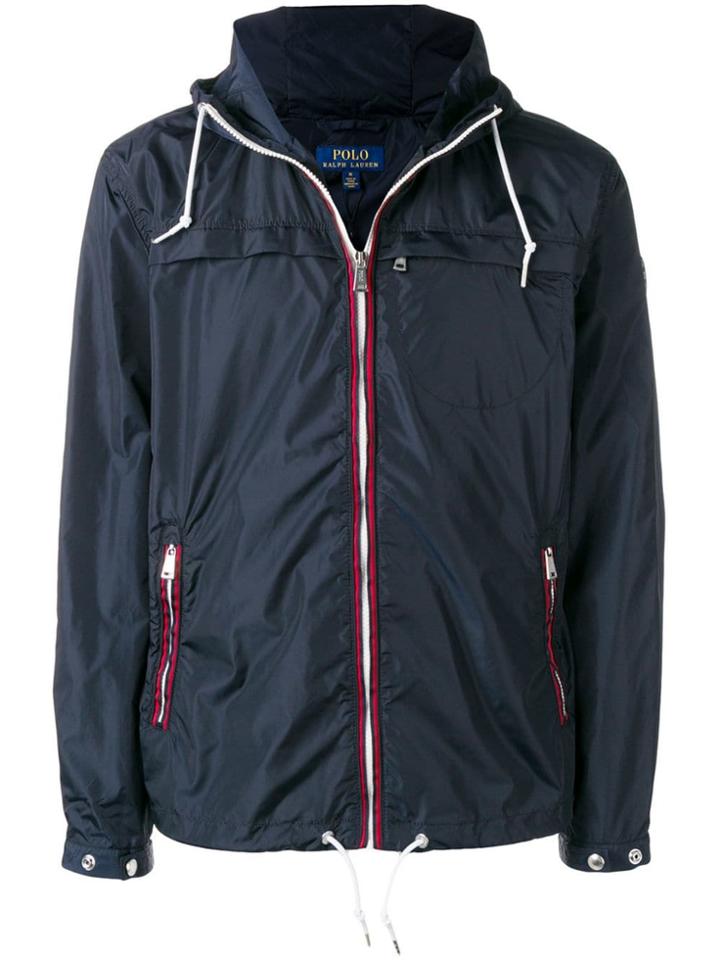 Polo Ralph Lauren Contrast Trim Hooded Jacket - Blue