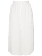 Nina Ricci Pleated Midi Skirt - White