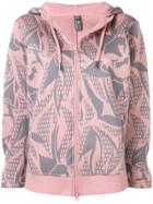 Adidas By Stella Mccartney Essentials Printed Hooded Sweatshirt - Pink