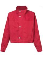 Mackintosh 0002 Zipped Fitted Jacket - Red