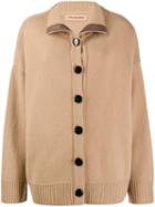 Yves Salomon Dropped Shoulder Cardigan - Neutrals