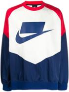 Nike Contrast Logo Sweatshirt - Blue