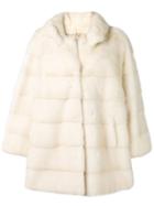 Liska Liska Chek Pearl Furs & Skins->mink Fur - White