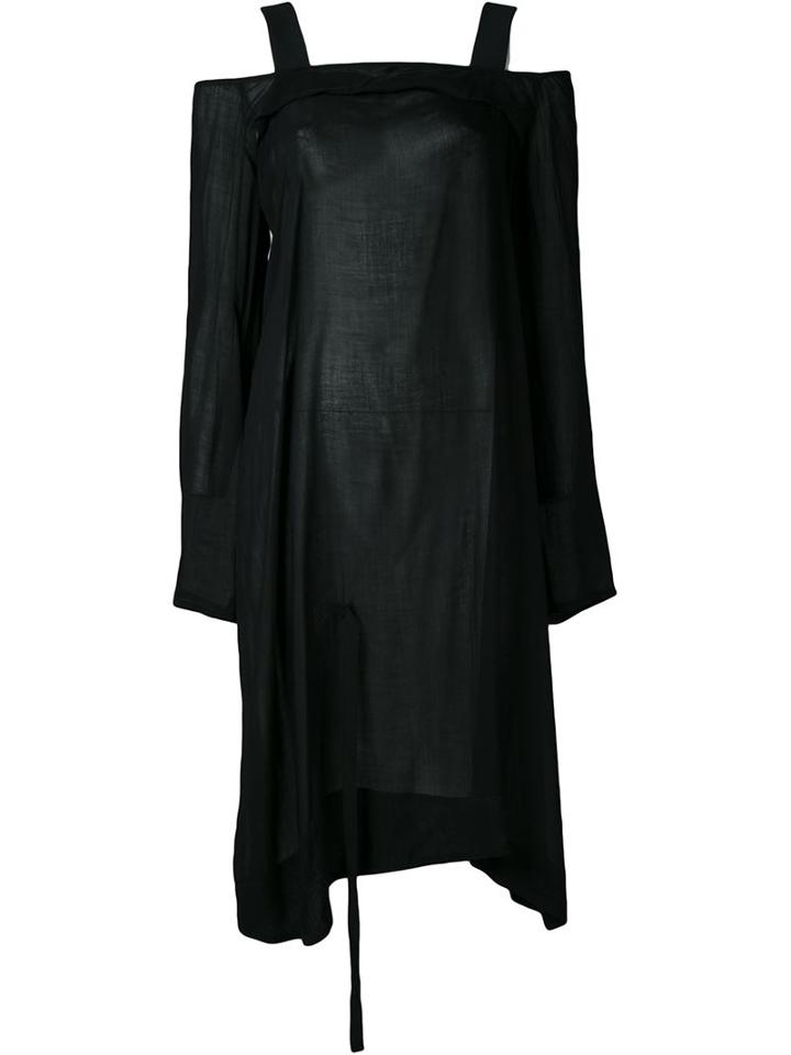 Assin Folded Neck Dress