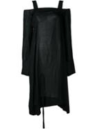 Assin Folded Neck Dress