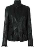Haider Ackermann Leather Jacket, Women's, Size: 40, Black, Cotton/leather/rayon