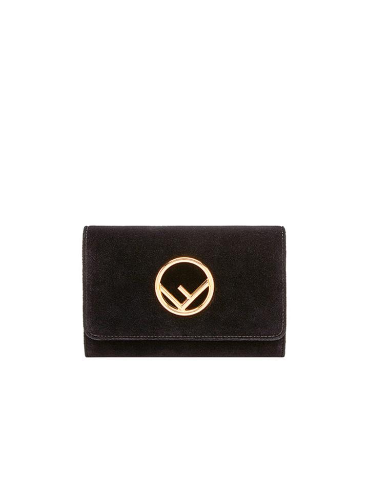Fendi Wallet On Chain Mini Bag - Black