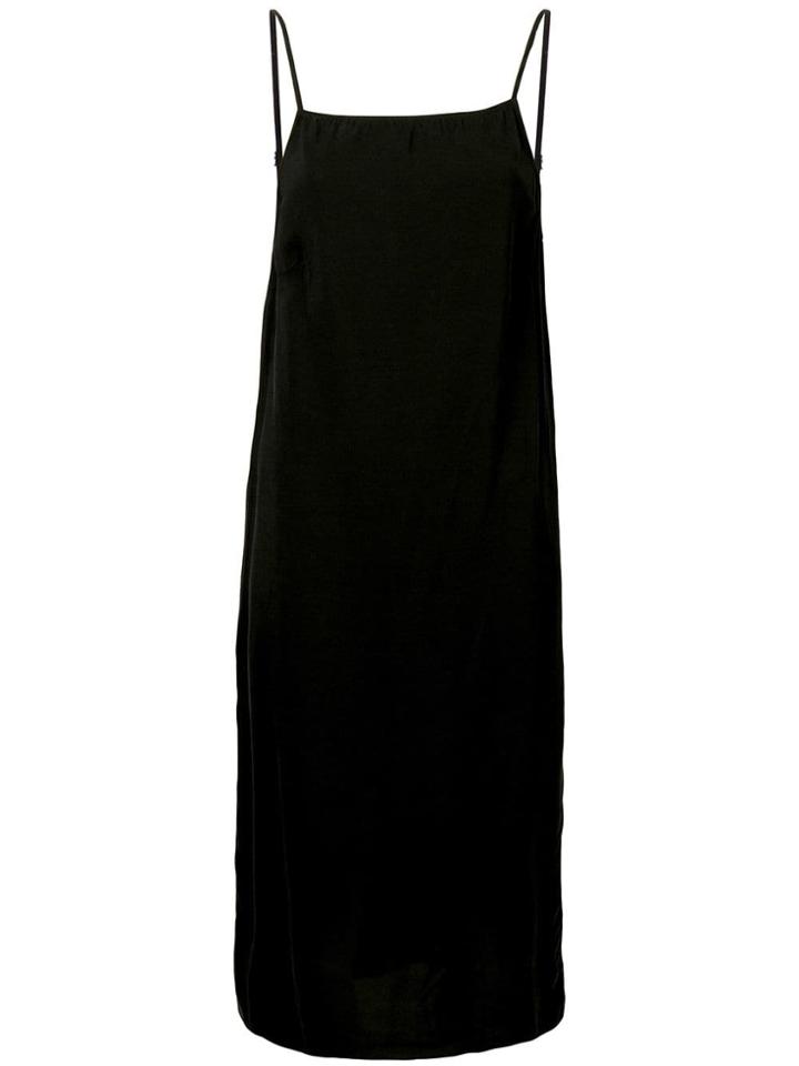 Transit Open Back Slip Dress - Black