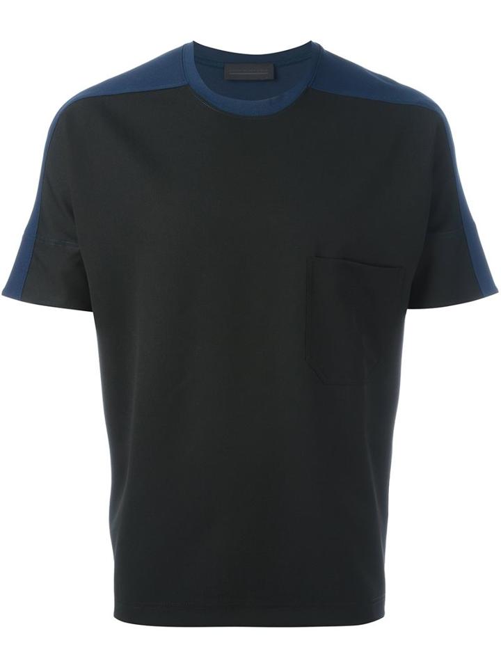 Diesel Black Gold Bicolour T-shirt, Men's, Size: Xl, Rayon/nylon/spandex/elastane