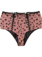 Fleur Du Mal Lace-up High Waist Bikini Bottom - Nude & Neutrals