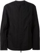 Alexandre Plokhov Collarless Jacket, Men's, Size: 50, Black, Cotton/polyamide