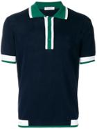 Paolo Pecora Knitted Polo Shirt - Blue