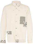 Vyner Articles Patch-print Organic-cotton Shirt - White