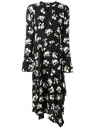Proenza Schouler Flower Print Wrap Dress