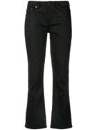 Saint Laurent Cropped Jeans - Black
