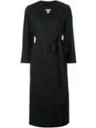 Mm6 Maison Margiela V-neck Wrap Midi Dress